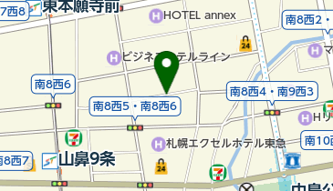 ホテルリマの地図画像