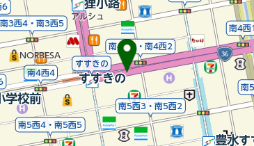 蜂屋の地図画像