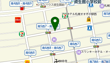 札幌市役所 区役所 中央区役所・中央保健センター 西創成まちづくりセンの地図画像