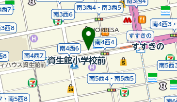 福助の地図画像