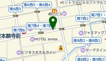 ケントスバンドの店ビートガレージ札幌の地図画像