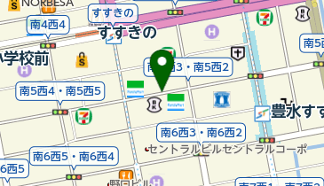 エルム美容室すすきの店の地図画像