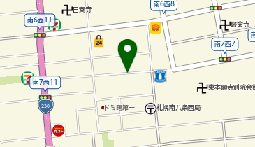 アークヘアーサロンの地図画像