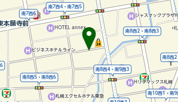 ホテルラメールの地図画像