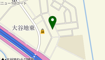 美容室ヘアパークの地図画像