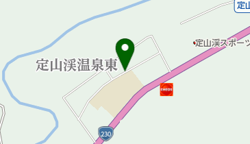 定山渓スポーツ公園テニスコートの地図画像