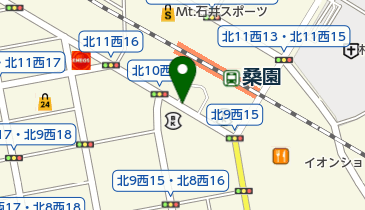 ヘアーサロンフィオーレの地図画像