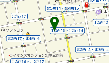 自衛隊札幌地方協力本部 総務課の地図画像