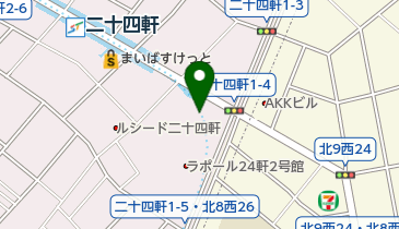 なの花薬局 札幌北円山店の地図画像