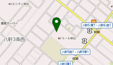 北海道信用金庫 八軒支店の地図画像