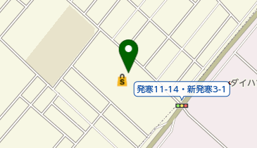 ホリデイスポーツクラブ札幌新発寒店の地図画像