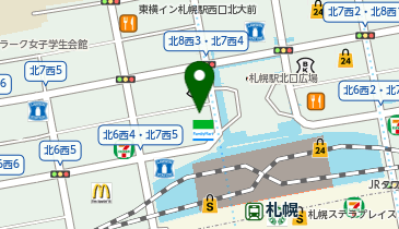 西田鉄工株式会社札幌支店の地図画像