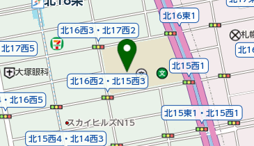 株式会社三省堂書店 藤女子大学北16条売店の地図画像
