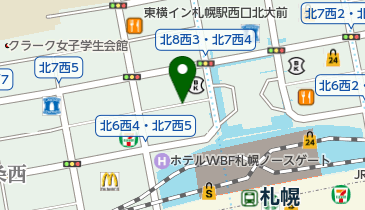 カメヤマ株式会社札幌支店の地図画像