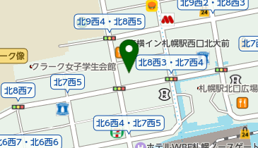 あおみ建設株式会社北海道支店の地図画像
