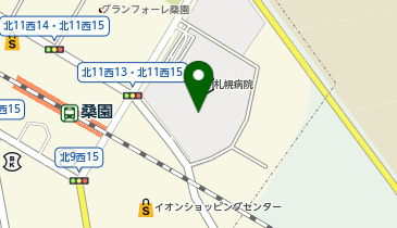 札幌市立大学 桑園キャンパス看護学部の地図画像