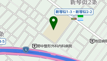 札幌市役所 子ども未来局 子ども育成部 新琴似南小ミニ児童会館の地図画像