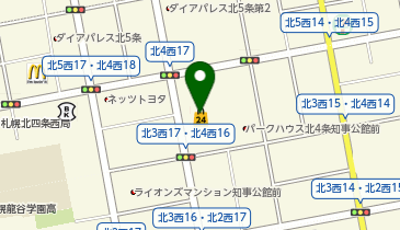 紺野建設株式会社札幌支店の地図画像