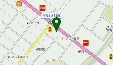 手もみの殿堂らくやん本通店の地図画像