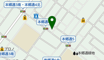 深澤青果本郷市場店の地図画像