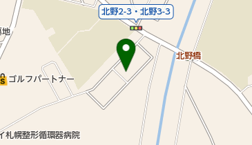 札幌市立小学校 北野平小学校の地図画像