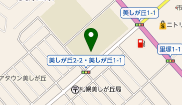 札幌市役所 子ども未来局 子ども育成部 真栄小ミニ児童会館の地図画像