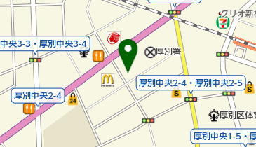 札幌市役所 子ども未来局 子ども育成部 ひばりが丘小ミニ児童会館の地図画像