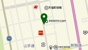 北海道電力ネットワーク株式会社天塩ネットワークセンター 停電、電柱・電の地図画像