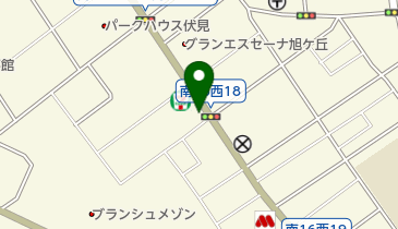 ノースアニマルクリニックトリミング受付の地図画像