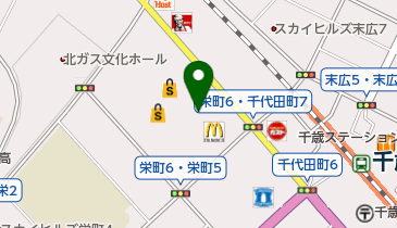 チチカカイオン千歳店の地図画像