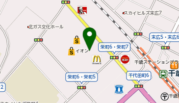 株式会社富士メガネイオン千歳店の地図画像