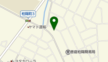 恵庭市 柏陽会館の地図画像