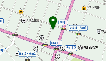 ペットメモリアル空知の地図画像