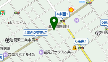 明治安田生命岩見沢営業所の地図画像
