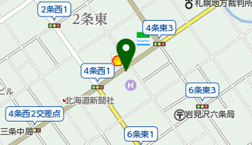 三谷石油株式会社 岩見沢給油所の地図画像