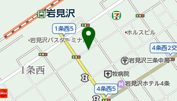 味処小川の地図画像