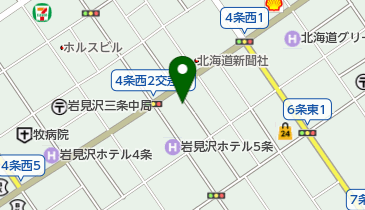 浜っ子亭の地図画像
