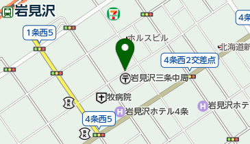 岩見沢市役所 ごみ・環境総合案内所クリーンエコの地図画像