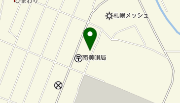 陸上自衛隊美唄駐屯地の地図画像