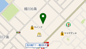 保険物語花川店の地図画像