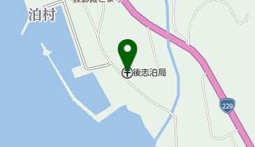 泊村漁協の地図画像