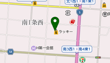 倶知安町役場 中小企業センターの地図画像