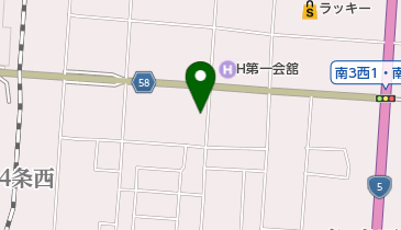 日本キリスト教団倶知安教会の地図画像