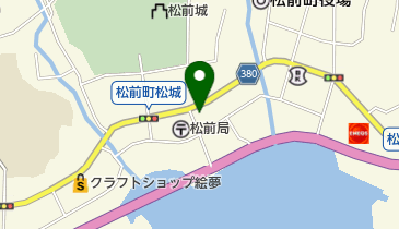 松前神社社務所の地図画像