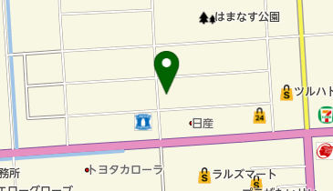 斜里部品の地図画像