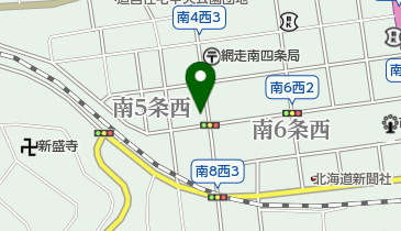 ジャノメミシン網走店の地図画像