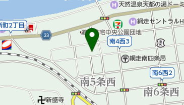 朝日生命保険相互会社網走営業所の地図画像