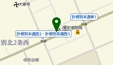 中標津消防団 第3分団計根別詰所の地図画像
