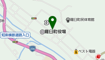 はまや理容店の地図画像