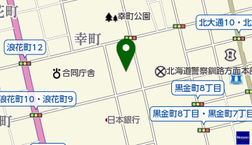 ディーボルダリング釧路の地図画像